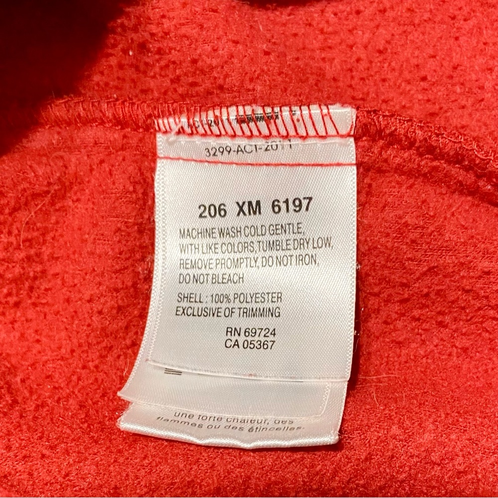Columbia Arkansas Razorbacks Fleece Jacket, Size Small - Picture 5 of 5
